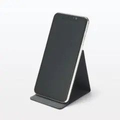 無印良品　ダークグレー 　折りたたみ式スマホスタンド