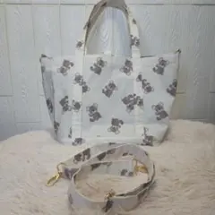 ジェラピケ コアラ柄 マザーズバッグ