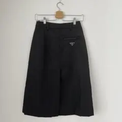 PRADA プラダ トライアングルロゴ ナイロン スカート 36サイズ - メルカリ