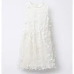 ZARA 3Dフラワーバルーンワンピースのサムネイル