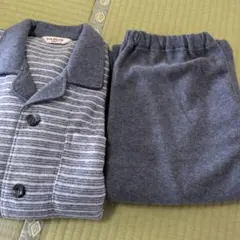 メンズ　GUNZE　裏起毛長袖パジャマ