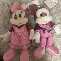 ミニーマウス・ミッキーマウス ぬいぐるみセット