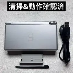 kp【清掃&動作確認済】Nintendo DS Lite グロスシルバー本体