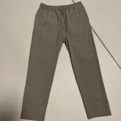 ドローコード付き イージー スラックス グレー ドローコード付き イージー スラックス グレー - メルカリ