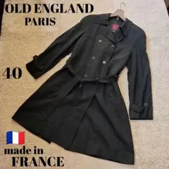 OLD ENGLAND オールドイングランド　ダークグレー ロングコート 40のサムネイル