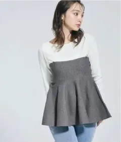 coca スポンディッシュニットキャミソール