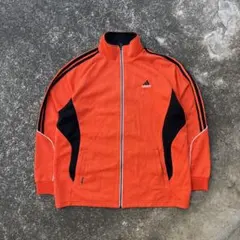y2k 00s adidas 短丈track jacket orange M