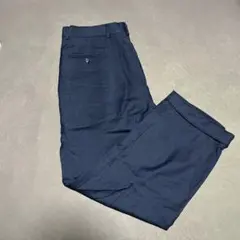 ワイドスラックス　ネイビー