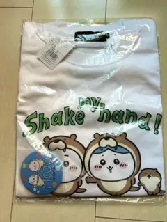 ちいかわ ハチワレTシャツ カワウソ 鏡付き M新品未開封