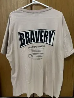 INGNI バックロゴ Tシャツ ベージュ