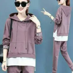 Rジャージ レディース 上下 韓国風 安い 長ズボン 春服 秋服a19