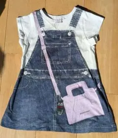 アナスイ デニムサロペットワンピース 85-95cmのサムネイル