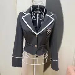 ♡なんちゃって制服 ブレザー グレー ジャケット 女子高生 ディズニー 韓国♡のサムネイル