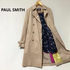 PAUL SMITH　トレンチコート　ライナー付　ベルト付　ベージュ　42