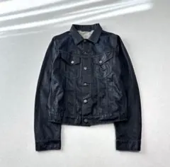 Nudie Jeans Co コーティングデニムジャケット ブラック