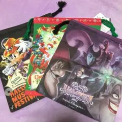 ディズニー　巾着　3点セット