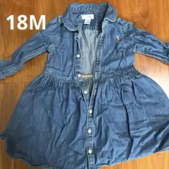 ラルフローレン　ワンピース　デニム　18M
