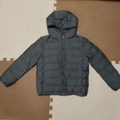 ユニクロキッズ140センチ　ダウンコート　グレー