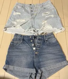 GORGE.WEGO.デニムパンツ２枚セット★サイズS