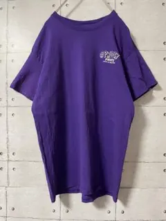 ギルダン プリント Tシャツ M パープル 海外古着