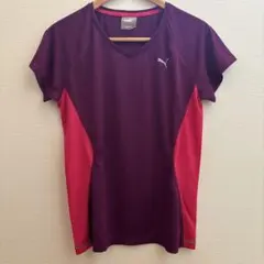 PUMA プーマ 半袖 Tシャツ L 紫/ピンク
