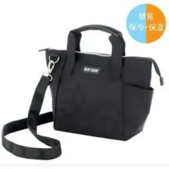新品 MARY QUANT 保冷バッグ ストラップ付き ブラック