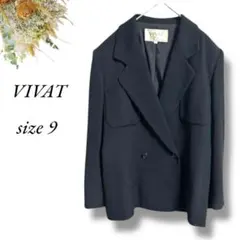 VIVAT ジャケット 9 ビジネス フォーマル 黒 ブラック No.920