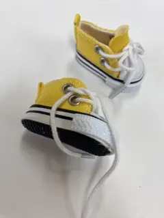 イエロースニーカー風 ラブブシューズ 17cm ぬいぐるみ靴 オシャレ ラブブ靴