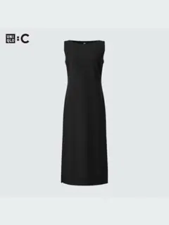 ユニクロC　クレープジャージーワンピース　ノースリーブ