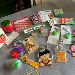 レトロ雑貨 セット まとめ売り まとめて 小物 昭和レトロ 当時物 キーホルダー