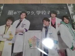 嵐のワクワク学校2013　A4判レポート用紙　下敷き付き