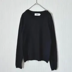 999 アズールバイマウジー 長袖ニット 黒 M セーター シンプル オフィス