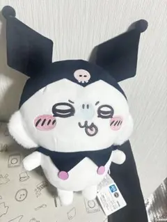 新品 ちいかわサンリオ BIGぬいぐるみ モモンガ クロミちゃん コラボ