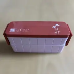 La CASTA スケーター　2段弁当箱 ピンク