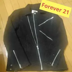 黒 ジッパー付きジャケット フリース風 M