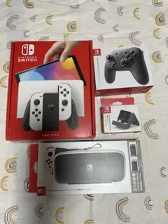 Nintendo switch有機ELモデル白　Proコントローラーセット
