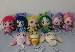 Yes！プリキュア5gogo　コロっとまんまる プリフェイスぬいぐるみ　合計９個
