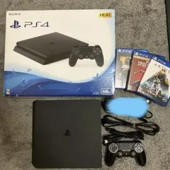 PS4 スリム　2100A 500GB ジェットブラック