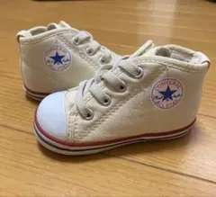 【超美品】CONVERSE ALL STAR ベビーシューズ 　白　12センチ