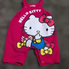 HELLO KITTY ピンクロンパース 70