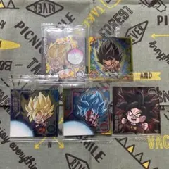 ドラゴンボール ウエハース シール ゴジータ 悟空 5種