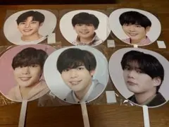 なにわ男子うちわ　長尾謙人　道枝駿佑