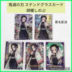 鬼滅の刃 ステンドグラスカード 胡蝶しのぶ 5枚