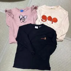ミニーマウス・GAPロゴ ・ZARA 長袖カットソー 3点セット 4-5歳