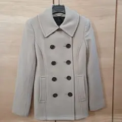 UNTITLED ダブルボタン　ウールピーコート