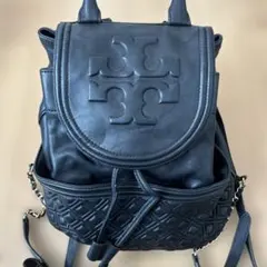 Tory Burch ブラックレザーバックパック