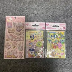 ハローキティカプセルシール＆たまもりシール3枚セット