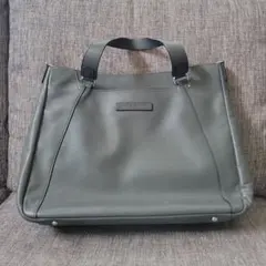 グレー レザー トートバッグのサムネイル