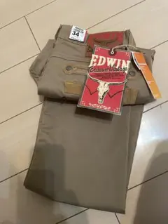 EDWIN べージュデニム34インチ