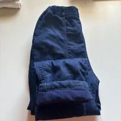 ダークブルー 長ズボン ウエストゴム130cmユニクロ、裏起毛
